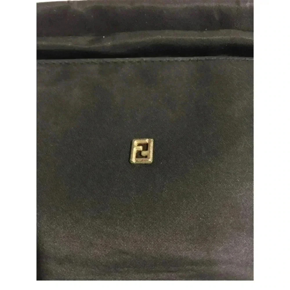 Fendi vintage black nylon satchel handbag - Picture 11 of 12